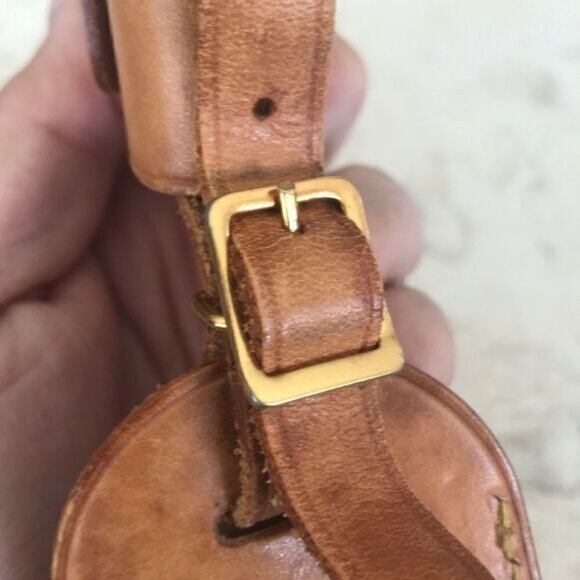 Louis Vuitton Leather Luggage Tag  & amp; Poignet - Picture 7 of 7